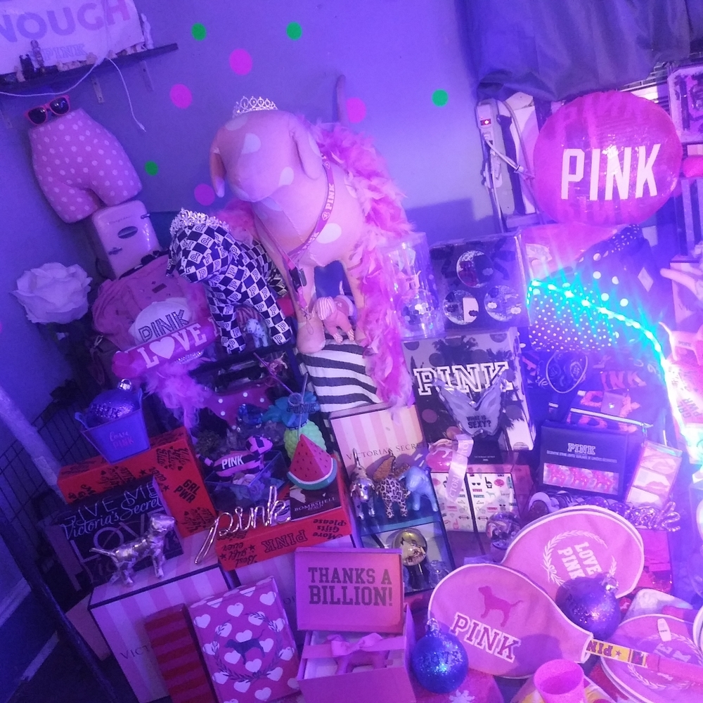 Huge lot of victoria secret pink colectables